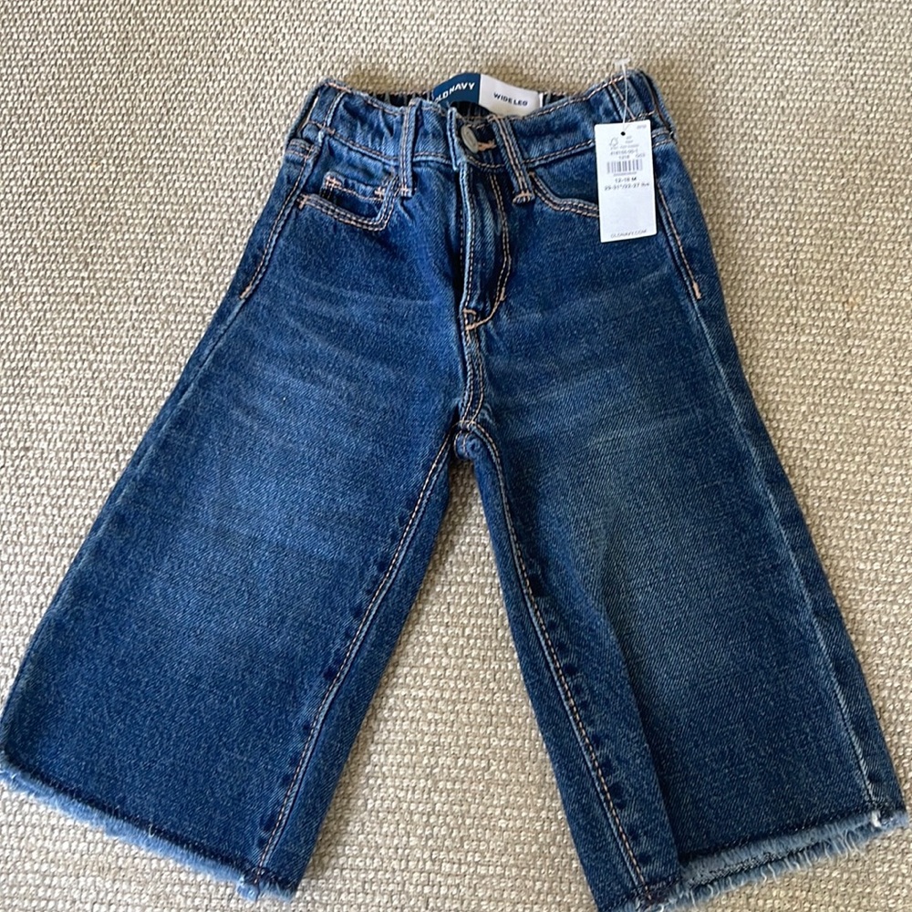 Old Navy wide leg toddler jeans